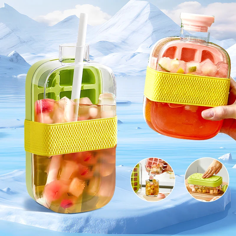 Portable Ice Cube Bottle